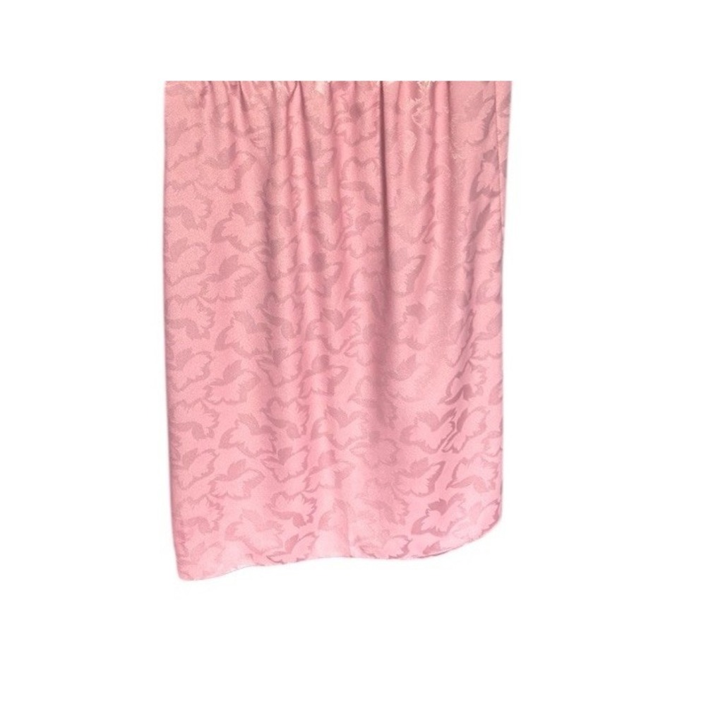 Vintage JC Penny 2 Piece Satin Mauve  Ivory Lace Skirt Set‎ Women's Size 10 - Picture 4 of 7